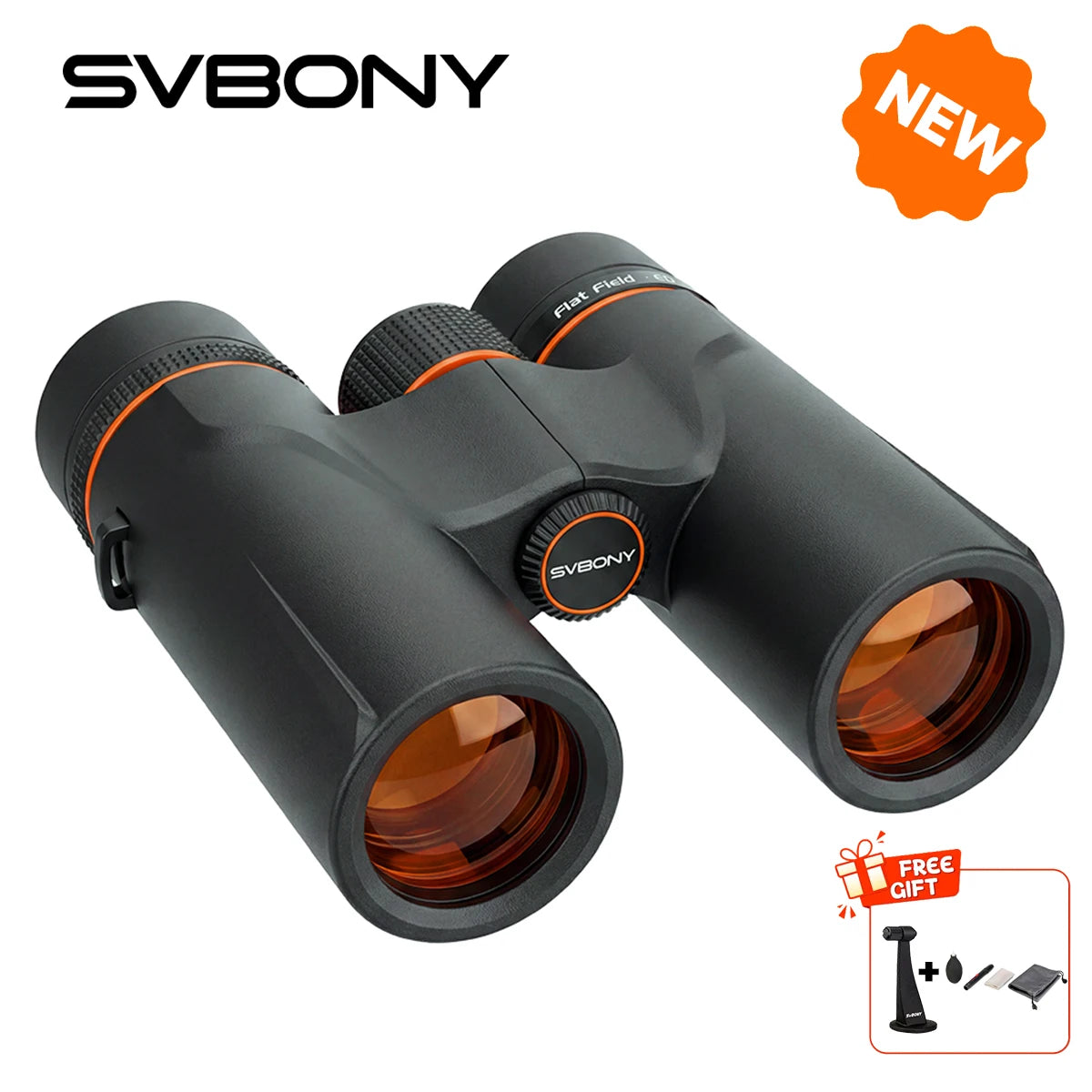 Svbony SA207 ED APO Binoculars 8x32 Wide-angle Flat Field BaK4 Prism FBMC Full-Band IPX7 Waterproof Fogproof for Bird Watching