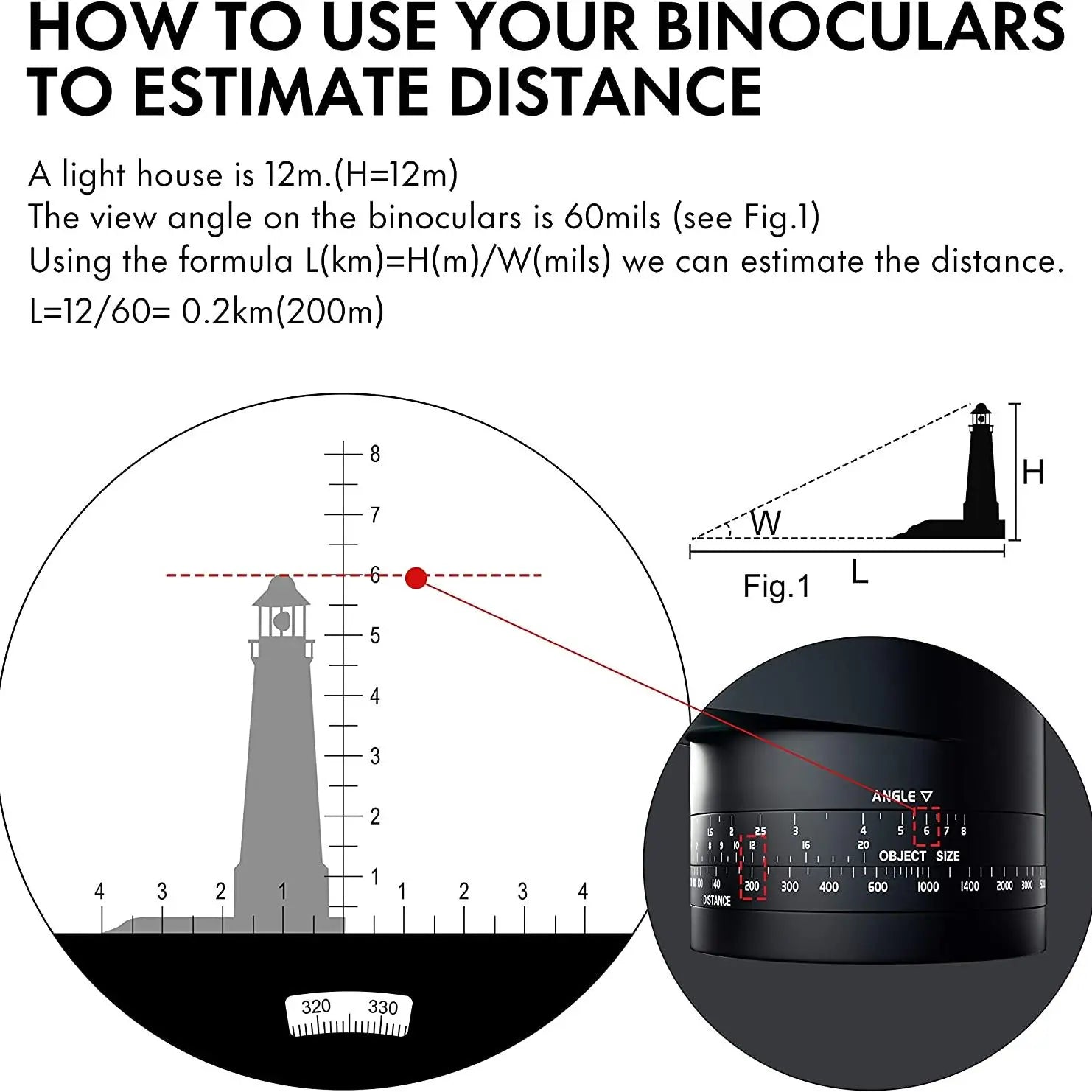 Boshile 10x50 Binoculars Built-in Compass Telescope Zoom Navigation Hunting Hiking Camping Big Eyepiece Waterproof Nitrogen Bak4